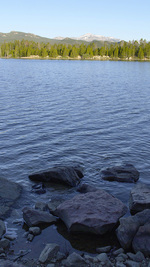 Summer Mountain Lake, Wyoming