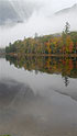 Autumn Clouds, Mist and Fog: Basin Pond